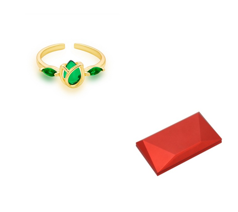 Rotating Rose Ring Gift Box