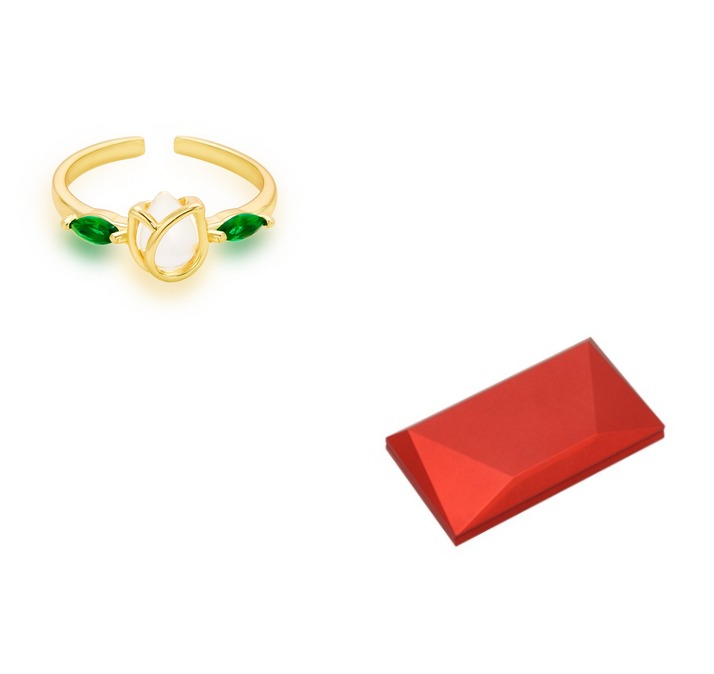 Rotating Rose Ring Gift Box