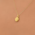 Tiny Urchin Necklace – Gold Plated Pendant On Sterling Silver | Dainty