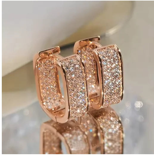 Simple Entry Lux Micro Inlaid Zircon Ear Clip