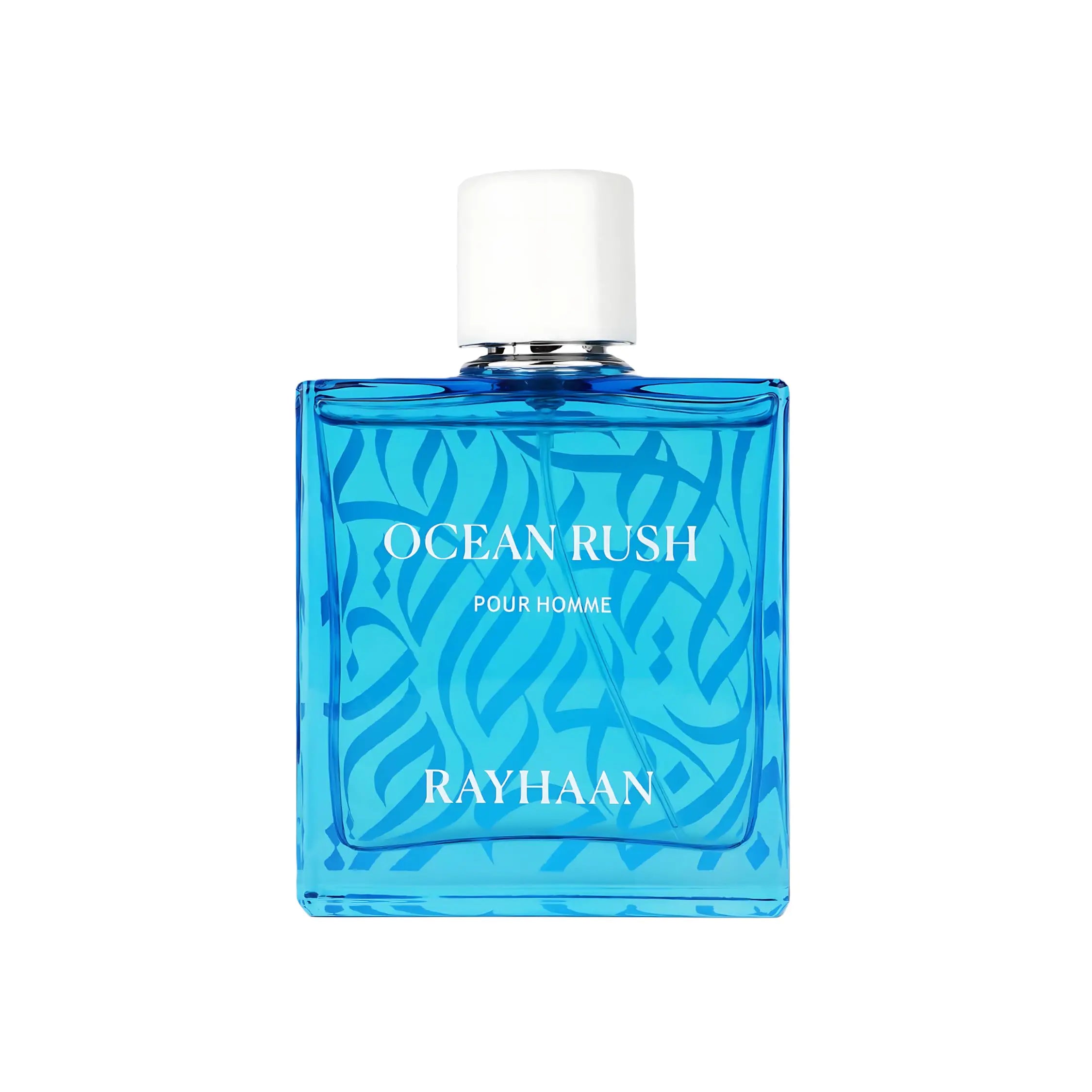 RAYHAAN Ocean Rush Eau de Parfum Spray for Men 3.4 Ounce